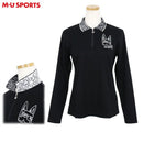 Polo shirt for women MU Sports M.U SPORTS MUSPORTS 2025 Fall/Winter New Golf Wear