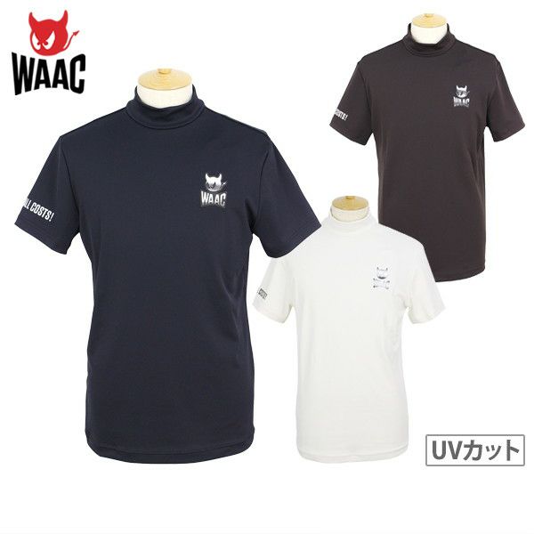 High neck shirt for men WAAC Japanese genuine product 2025 Autumn/Winter new golf wear