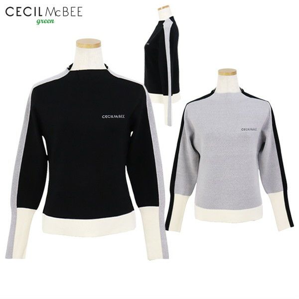 Women's sweater CECIL McBEE green Cecil McBEE green 2025 Autumn/Winter new golf wear