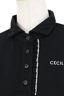 ポロシャツ レディース CECIL McBEE green セシルマクビー グリーン 2025 秋冬 新作 ゴルフウェア