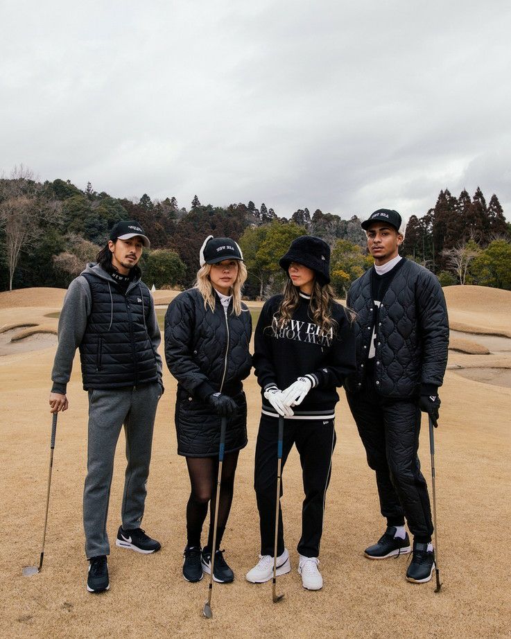 Men's Blouson New Era Golf New Era NEW ERA Japan Official Product 2025 Fall/Winter New Golf Wear