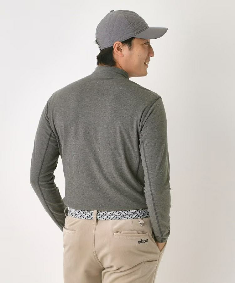 High neck shirt for men adabat adabat 2025 autumn/winter new golf wear