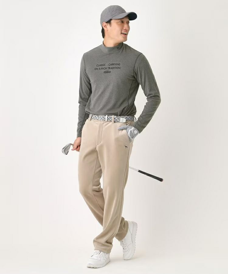 High neck shirt for men adabat adabat 2025 autumn/winter new golf wear