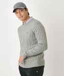 セーター メンズ アダバット adabat 2025 秋冬 新作 ゴルフウェア