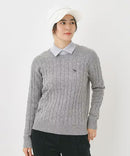 セーター レディース アダバット adabat 2025 秋冬 新作 ゴルフウェア