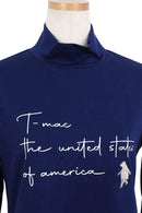 High neck shirt for women T-MAC 2025 Fall/Winter New Golf Wear