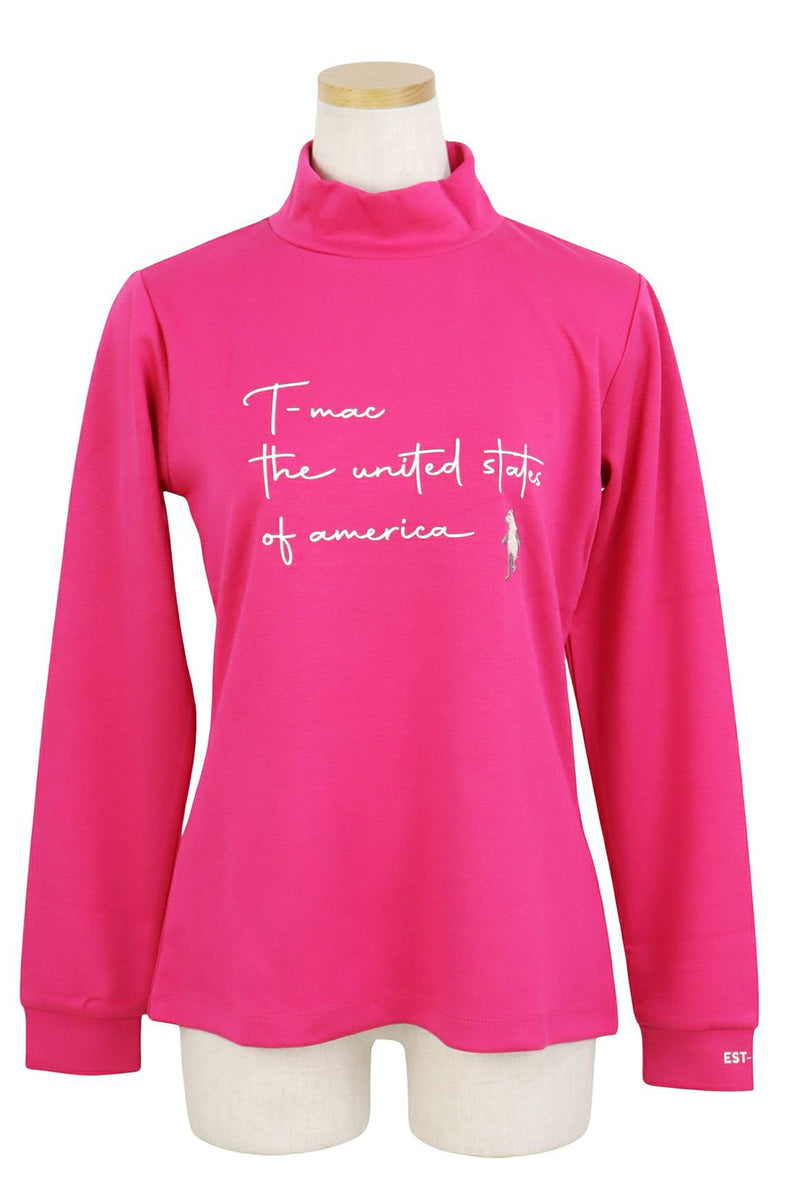 High neck shirt for women T-MAC 2025 Fall/Winter New Golf Wear