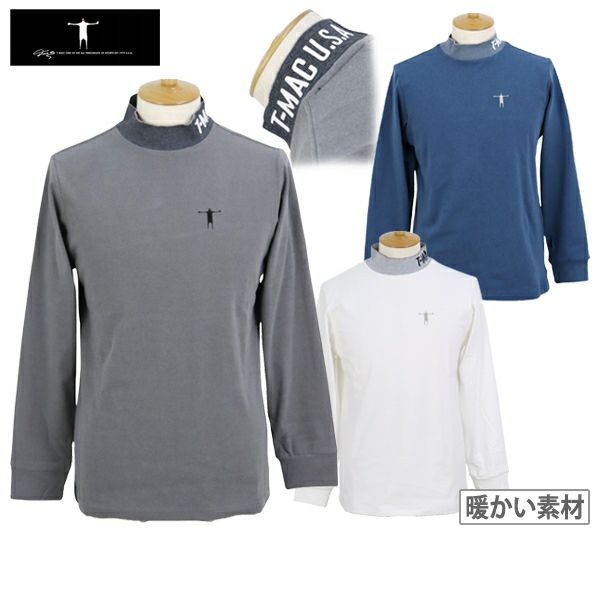 High neck shirt for men T-MAC 2025 Fall/Winter New Golf Wear