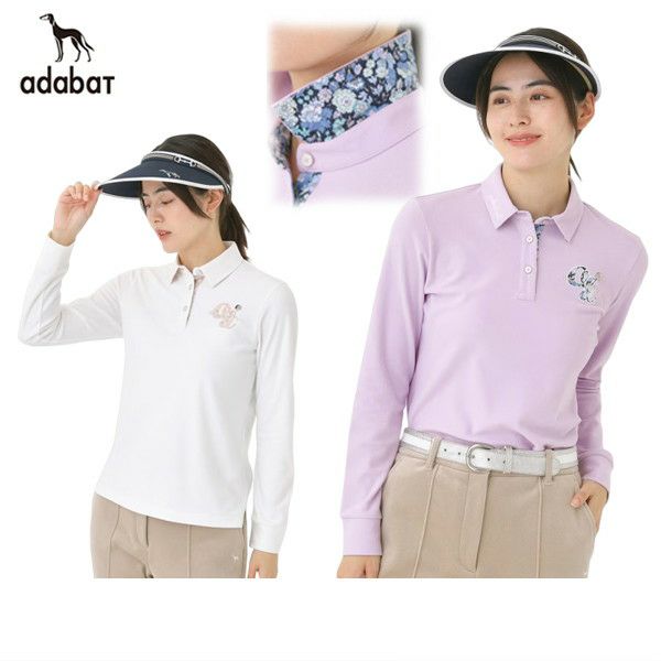 Women's polo shirt adabat adabat 2025 autumn/winter new golf wear