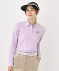 Women's polo shirt adabat adabat 2025 autumn/winter new golf wear