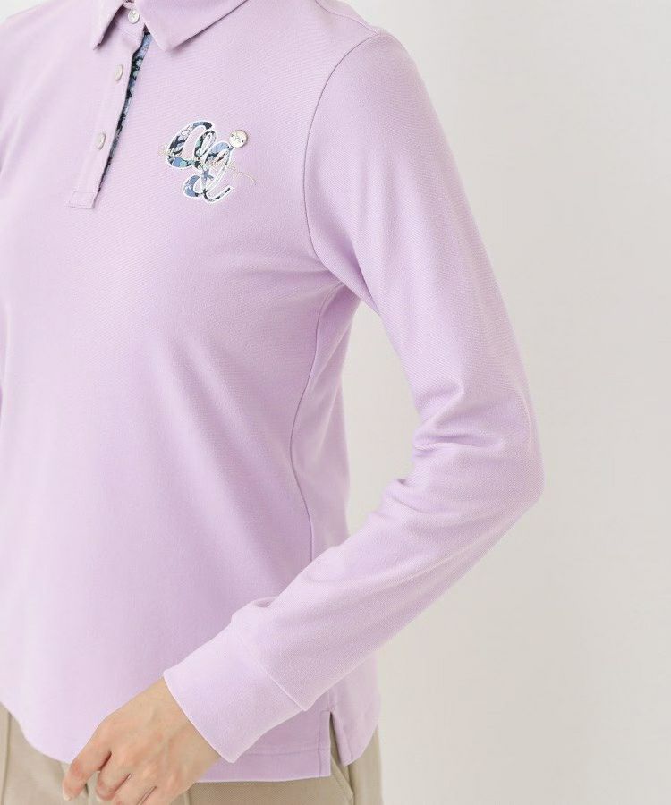 Women's polo shirt adabat adabat 2025 autumn/winter new golf wear