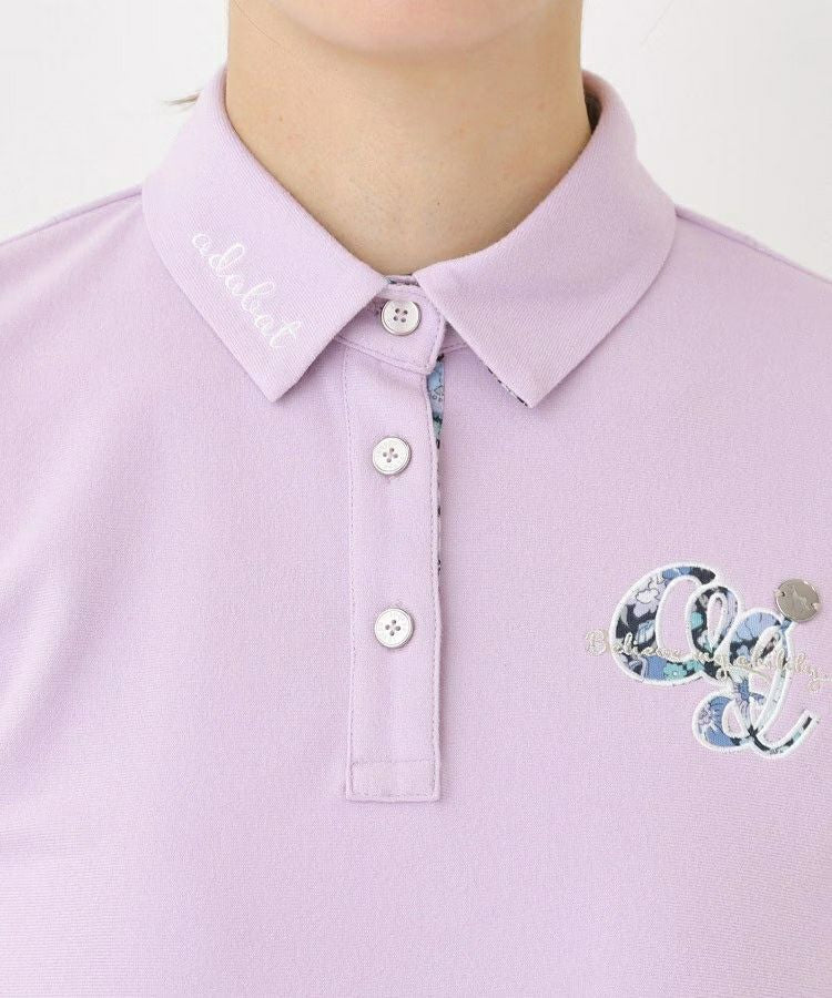 Women's polo shirt adabat adabat 2025 autumn/winter new golf wear