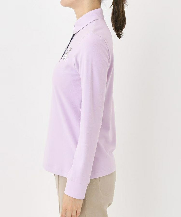 Women's polo shirt adabat adabat 2025 autumn/winter new golf wear