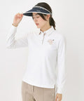 Women's polo shirt adabat adabat 2025 autumn/winter new golf wear