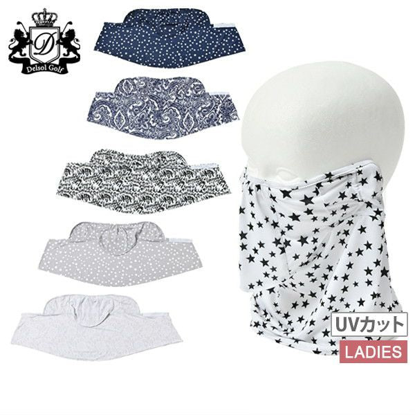 Face cover for women DELSOL GOLF 2025 Fall/Winter New Golf