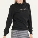 여성을위한 하이 넥 셔츠 델질 골프 델슨 골프 2025 가을/겨울 새 골프 착용