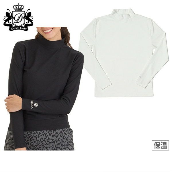 High neck shirt for women Delsol Golf DELSOL GOLF 2025 Fall/Winter New Golf Wear