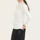 여성을위한 하이 넥 셔츠 델질 골프 델슨 골프 2025 가을/겨울 새 골프 착용