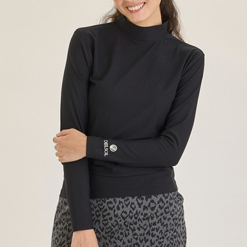 High neck shirt for women Delsol Golf DELSOL GOLF 2025 Fall/Winter New Golf Wear