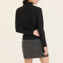 여성을위한 하이 넥 셔츠 델질 골프 델슨 골프 2025 가을/겨울 새 골프 착용