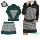 Polo shirt, skirt, top and bottom set for women, DELSOL GOLF 2025, Autumn/Winter, new golf wear