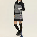 Polo shirt, skirt, top and bottom set for women, DELSOL GOLF 2025, Autumn/Winter, new golf wear