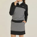 Polo shirt, skirt, top and bottom set for women, DELSOL GOLF 2025, Autumn/Winter, new golf wear