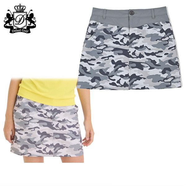 Women's Skirt DELSOL GOLF 2025 Fall/Winter New Golf Wear