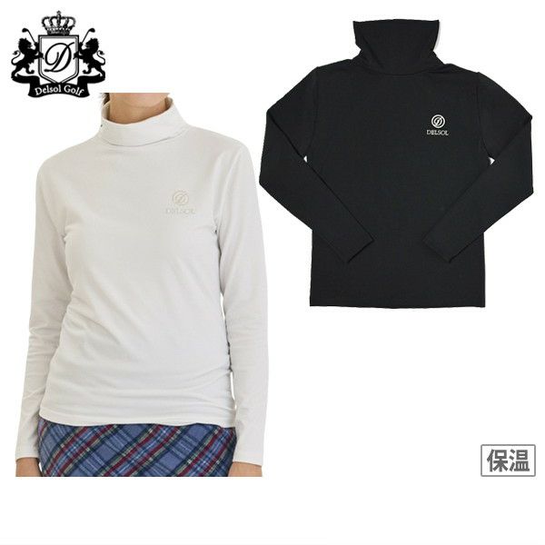 High neck shirt for women Delsol Golf DELSOL GOLF 2025 Fall/Winter New Golf Wear