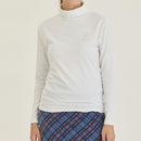 여성을위한 하이 넥 셔츠 델질 골프 델슨 골프 2025 가을/겨울 새 골프 착용