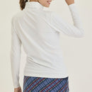 여성을위한 하이 넥 셔츠 델질 골프 델슨 골프 2025 가을/겨울 새 골프 착용