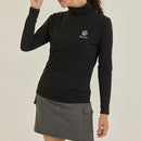 여성을위한 하이 넥 셔츠 델질 골프 델슨 골프 2025 가을/겨울 새 골프 착용