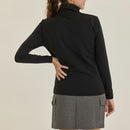 여성을위한 하이 넥 셔츠 델질 골프 델슨 골프 2025 가을/겨울 새 골프 착용