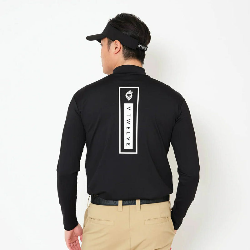High neck shirt for men V12 golf V-Twelve 2025 autumn/winter new golf wear
