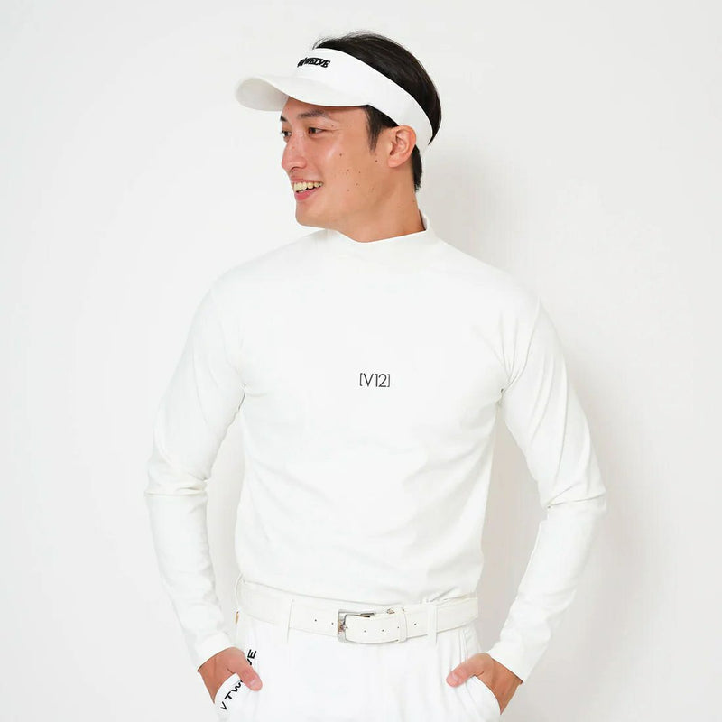 High neck shirt for men V12 golf V-Twelve 2025 autumn/winter new golf wear
