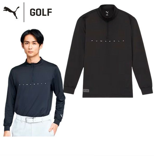 Men's Polo Shirt PUMA GOLF Japanese Official Product Japanese Standard 2025 Fall/Winter New Golf Wear