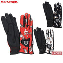 グローブ レディース MUスポーツ エムユー スポーツ M.U SPORTS MUSPORTS 2025 秋冬 新作 ゴルフ