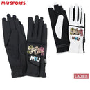 グローブ レディース MUスポーツ エムユー スポーツ M.U SPORTS MUSPORTS 2025 秋冬 新作 ゴルフ