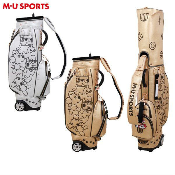 キャディバッグ メンズ レディース MUスポーツ エムユー スポーツ M.U SPORTS MUSPORTS 2025 秋冬 新作 ゴルフ
