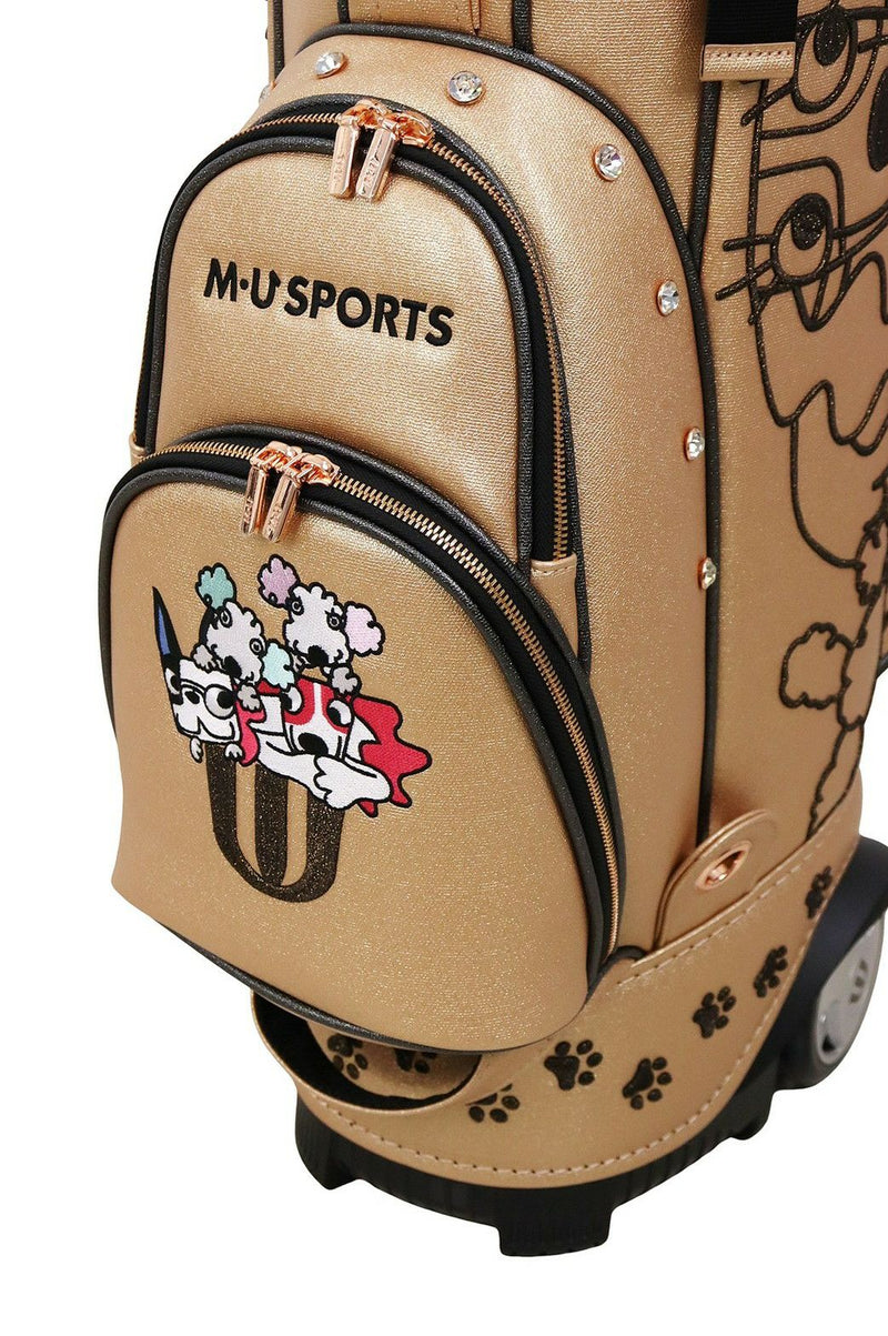 キャディバッグ メンズ レディース MUスポーツ エムユー スポーツ M.U SPORTS MUSPORTS 2025 秋冬 新作 ゴルフ