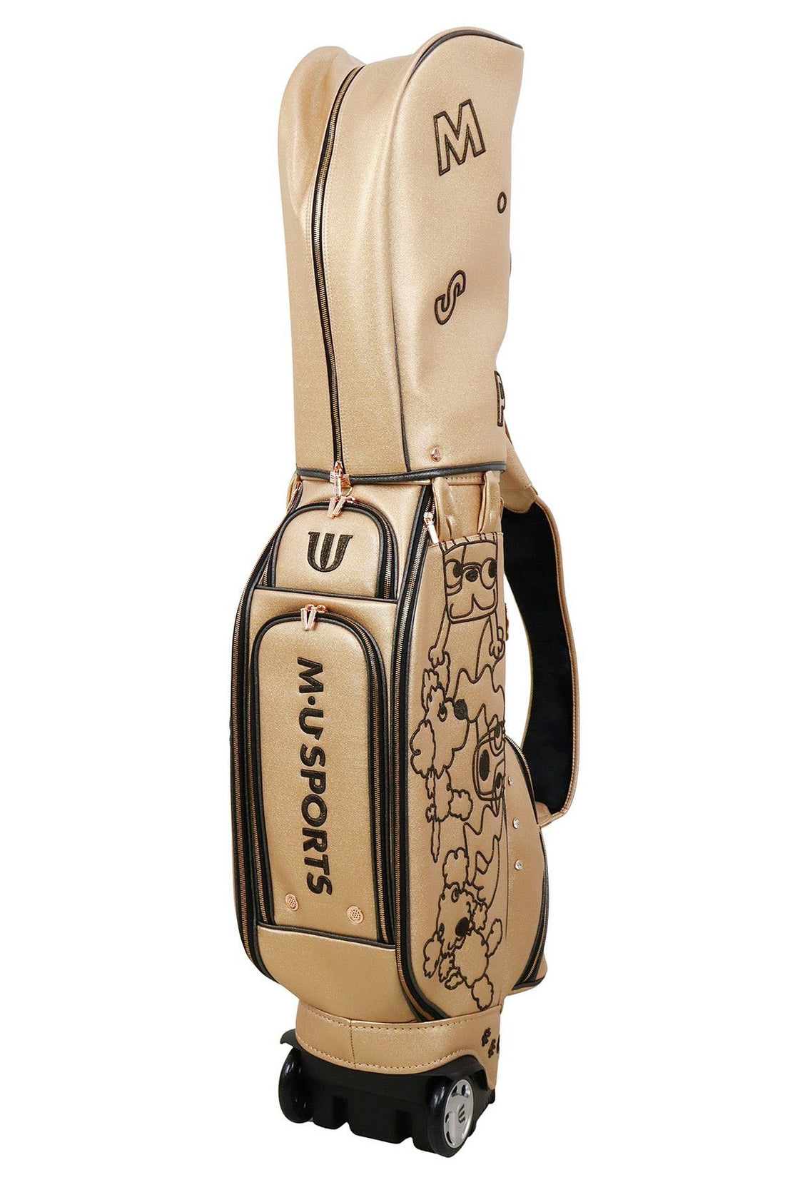 希少エムユースポーツキャディバッグ M・U SPORTS MU SPORTS MU スポーツ キャディバッグ ゴルフバッグ 9.0