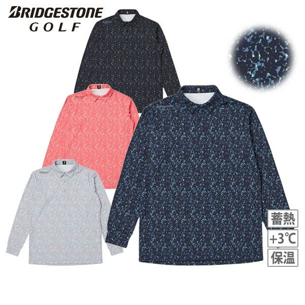 Polo 衫男式普利司通高爾夫 BRIDGESTONE GOLF 2025 秋冬新款高爾夫服裝