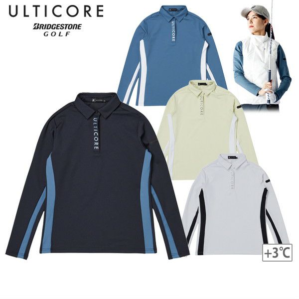 폴로 셔츠 여성 ULTICORE BRIDGESTONE GOLF 2025 가을/겨울 새 골프웨어