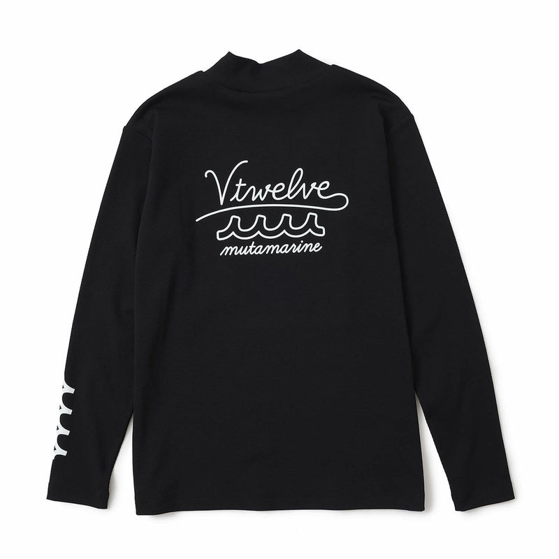 하이 넥 셔츠 남성 비트웰브 골프 V12 무타 마린 콜라보레이션 2025 가을/겨울 신상품 골프웨어