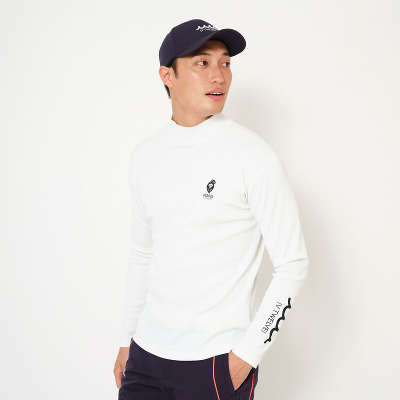 하이 넥 셔츠 남성 비트웰브 골프 V12 무타 마린 콜라보레이션 2025 가을/겨울 신상품 골프웨어