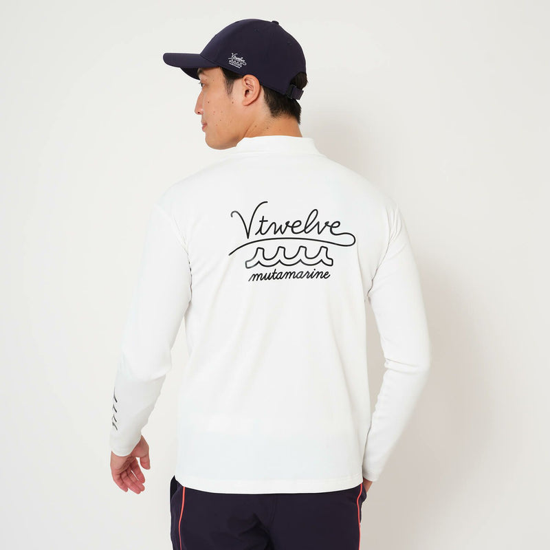 하이 넥 셔츠 남성 비트웰브 골프 V12 무타 마린 콜라보레이션 2025 가을/겨울 신상품 골프웨어