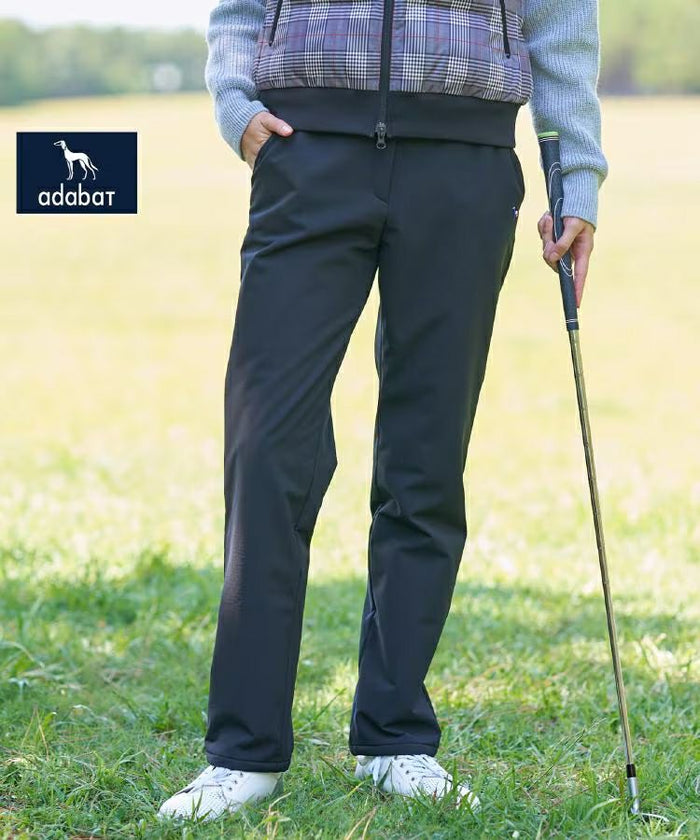 ☆新品☆adabat ゴルフウェア ロングパンツ 40 ロングパンツ レディース アダバット adabat 2025 秋冬 新作