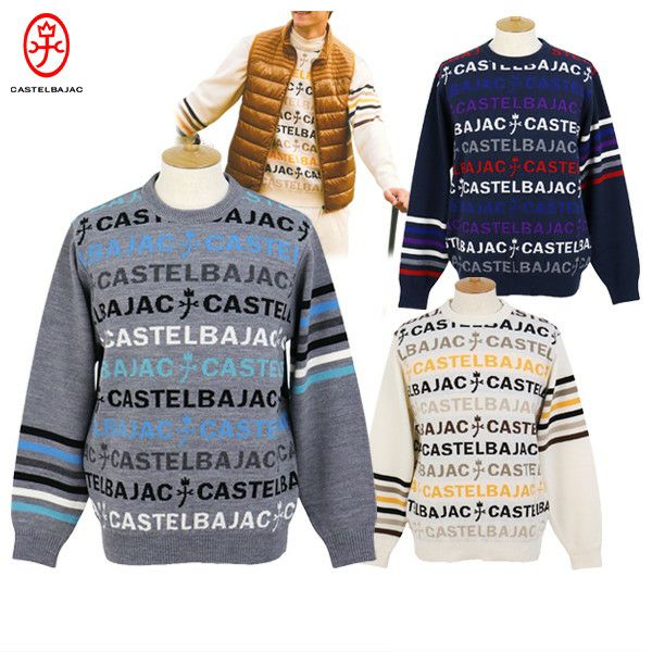 스웨터 남성 CASTELBAJAC SPORT 2025 가을/겨울 신작 골프웨어