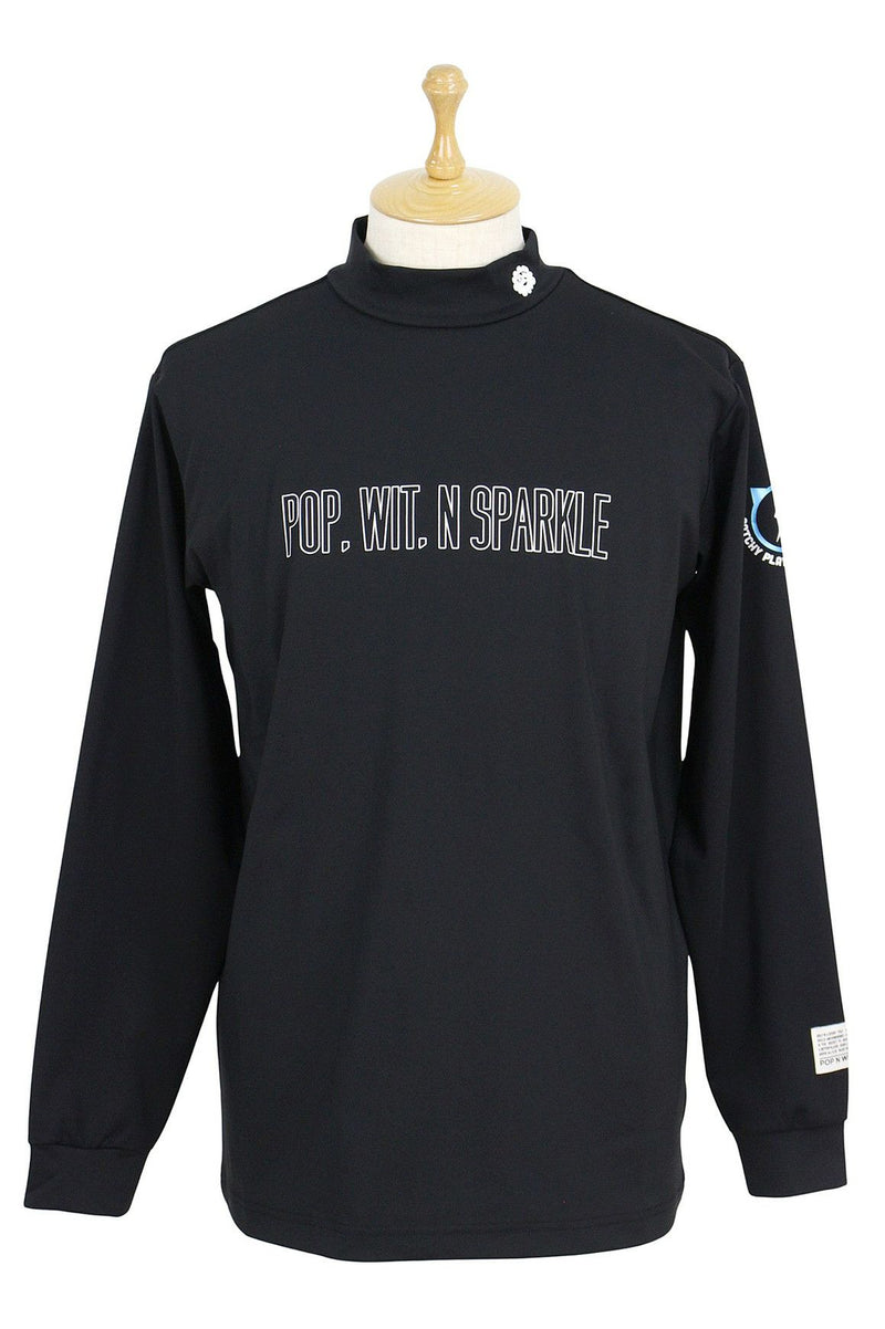 High Neck Shirt Men's PW CIRCULUS 2025 Autumn/Winter New Golf Wear