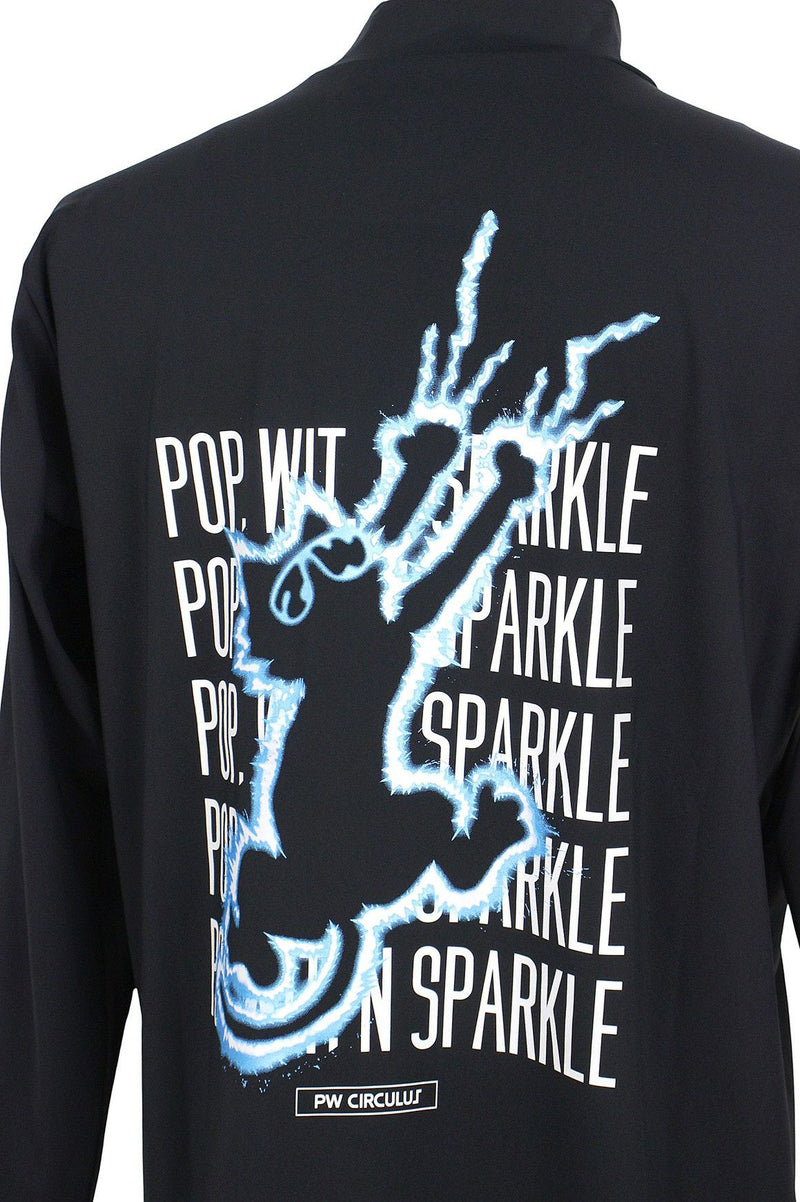High Neck Shirt Men's PW CIRCULUS 2025 Autumn/Winter New Golf Wear